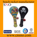 Mini plastic paddle catch beach racket for children